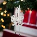 Bombka choinkowa ozdoba Boże Narodzenie zawieszka Candle 17cm
