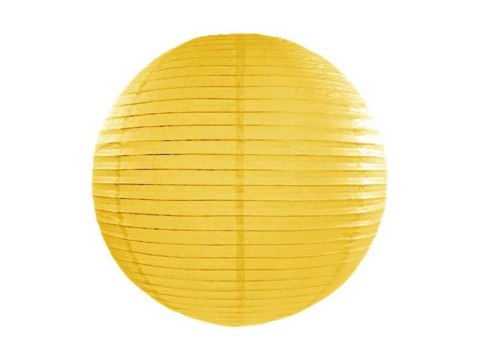 Lampion papierowy 35cm żółty