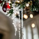 Bombka ozdoba świąteczna zawieszka GRONO dekoracja przezroczysta