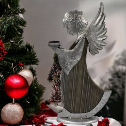 Figurka świąteczna ozdoba na Boże Narodzenie ANIOŁ 42cm