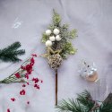 Gałązka ozdobna dekoracja świąteczna 25cm