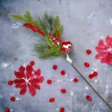 Gałązka ozdobna stroik świąteczny dekoracja na piku 80cm