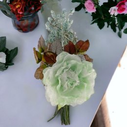 Kwiat sztuczny dekoracja ozdoba gałązka miętowy