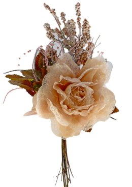 Kwiat sztuczny dekoracja ozdoba gałązka różowy
