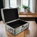 Pudełko na prezent szkatułka ozdobna kufer opakowanie prezentowe 26x18x12