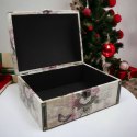Pudełko na prezent szkatułka ozdobna kufer opakowanie prezentowe 29x22x14