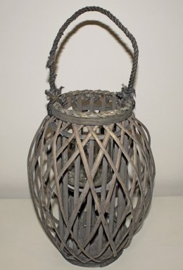 Lampion latarnia drewniana 40cm styl boho