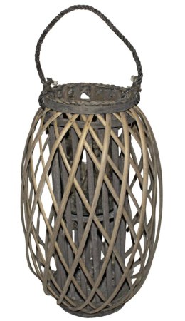 Lampion latarnia drewniana 50cm styl boho