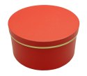Pudełko prezentowe ozdobne dekoracyjne C 15x8 czerwone