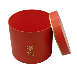 Pudełko prezentowe ozdobne dekoracyjne C 16x14 czerwone