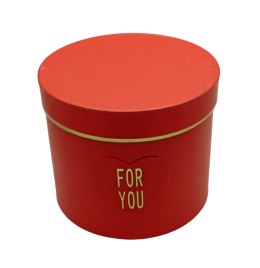 Pudełko prezentowe ozdobne dekoracyjne C 16x14 czerwone