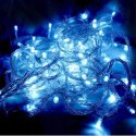 Lampki choinkowe LED 100 8 programów dodatkowe gniazdo niebieski