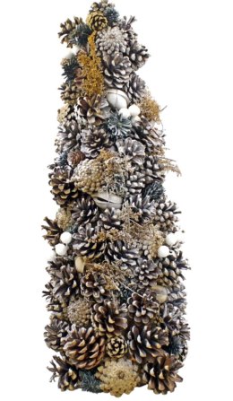 Choinka ozdobna stroik dekoracja świąteczna Boże Narodzenie 55cm