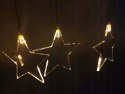 Kurtyna Gwiazdki LED Lampki Świąteczne Dekoracyjne 8L