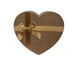 Pudełko ozdobne dekoracyjne serce z wstążką