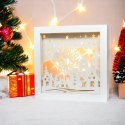 Szopka bożonarodzeniowa LED obraz podświetlany 24x24cm