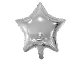 Balon foliowy Gwiazdka 48cm srebrny
