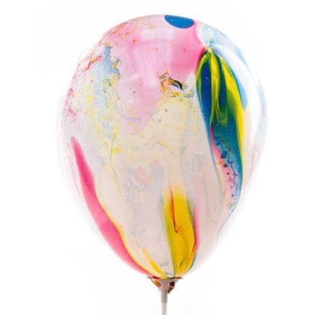 Balony Malowane różnokolorowe 23cm 8szt