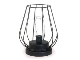 Lampka dekoracyjna Retro styl 18cm czarna