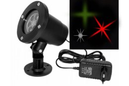 Zewnętrzny Projektor LED - Dynamiczny obraz Gwiazdki