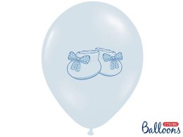 Balony 30cm Bucik Pastel Baby Blue 5szt