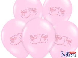 Balony 30cm Bucik Pastel Baby Pink 5szt