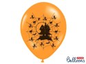 Balony 30cm Nawiedzony dom Pastel Orange 5szt