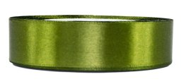 Tasiemka satynowa atłasowa 15mm 32m c. zielony
