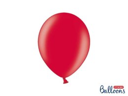 Balony Strong 27cm Metallic Poppy Red 10szt