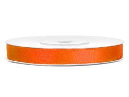 Tasiemka satynowa 6mm 25m n. pomarańcz