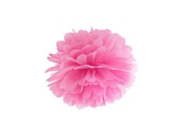 Pompon bibułowy różowy 25cm