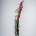 Świąteczny stroik gałązka czerwone owoce dekoracja 100cm