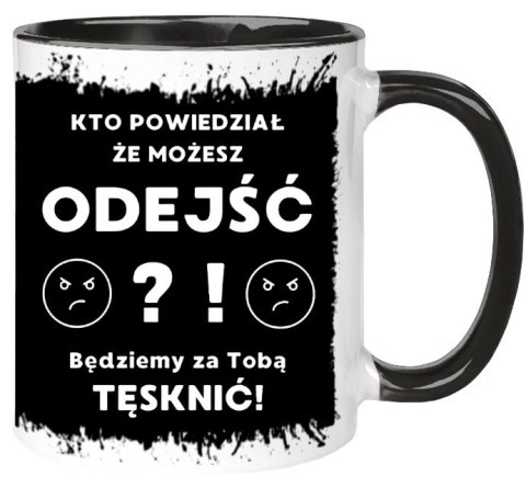 KUBEK NA POŻEGNANIE KOLEŻANKI KOLEGI Z PRACY ŚMIESZNY PREZENT