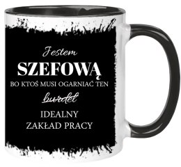 KUBEK PREZENT DLA SZEFOWEJ KIEROWNICZKI URODZINY IMIENINY ŚMIESZNY PREZENT