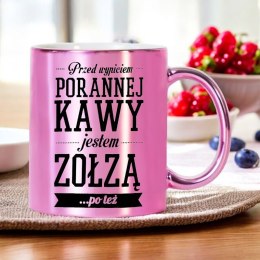 KUBEK RÓŻOWY PREMIUM DLA ŻONY KOLEŻANKI DZIEWCZYNY WALENTYNKI URODZINY