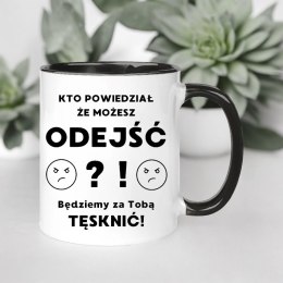 KUBEK NA POŻEGNANIE KOLEŻANKI KOLEGI Z PRACY ŚMIESZNY PREZENT