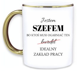 KUBEK PREMIUM DLA SZEFA URODZINY IMIENINY ŚMIESZNY PREZENT