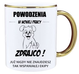 KUBEK PREMIUM NA POŻEGNANIE KOLEŻANKI KOLEGI Z PRACY ŚMIESZNY PREZENT