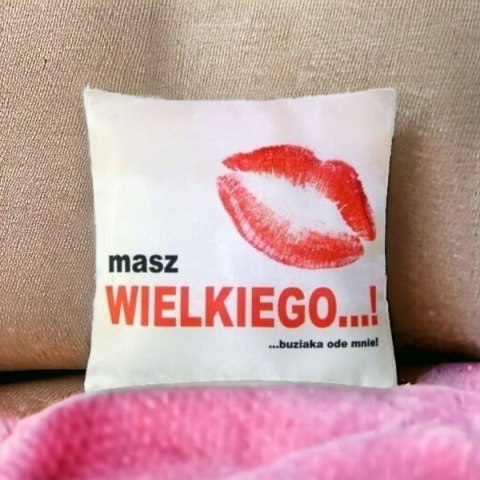 Poduszka dwustronna prezent na Walentynki 20x20cm Poduszka dwustronna prezent na Walentynki 20x20cm