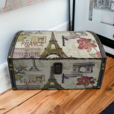 Pudełko na prezent szkatułka ozdobna kufer opakowanie prezentowe 29x22x14 Pudełko na prezent szkatułka ozdobna kufer opakowanie prezentowe 29x22x14