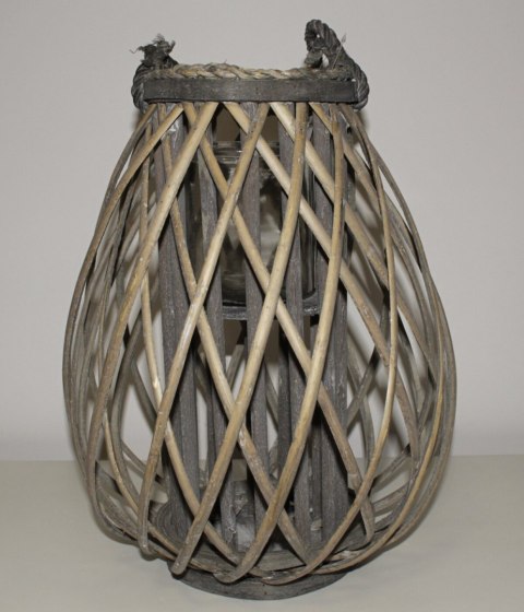 Lampion latarnia drewniana 42cm styl boho Lampion latarnia drewniana 42cm styl boho