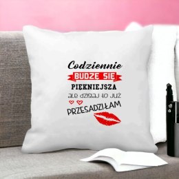 Poduszka z nadrukiem prezent Dzień Kobiet dla Koleżanki Dziewczyny Mamy