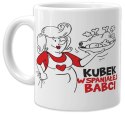 KUBEK Z NADRUKIEM ŚMIESZNY PREZENT DZIEŃ BABCI URODZINY IMIENINY BABCIA