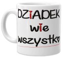 KUBEK Z NADRUKIEM ŚMIESZNY PREZENT DZIEŃ DZIADKA URODZINY IMIENINY DZIADEK