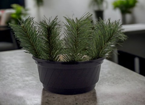 Podkład sztuczny stroik w donicy 22cm z obciążeniem Podkład sztuczny stroik w donicy 22cm z obciążeniem