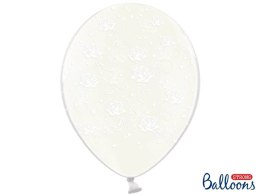 Balony 30cm Róże Crystal Clear 5szt