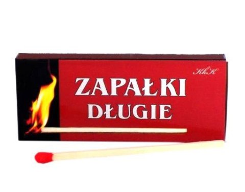 Zapałki długie zniczowe 7.5cm do kominka grilla świec Zapałki długie zniczowe 7.5cm do kominka grilla świec