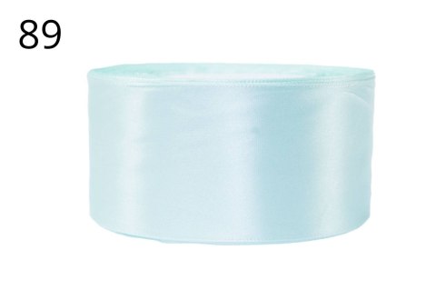 Tasiemka satynowa 50mm 32m Sky Blue Tasiemka satynowa 50mm 32m Sky Blue