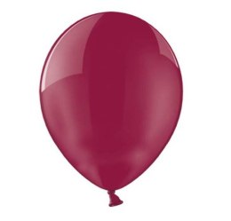 Balony 23cm Crystal Burgundy 10szt