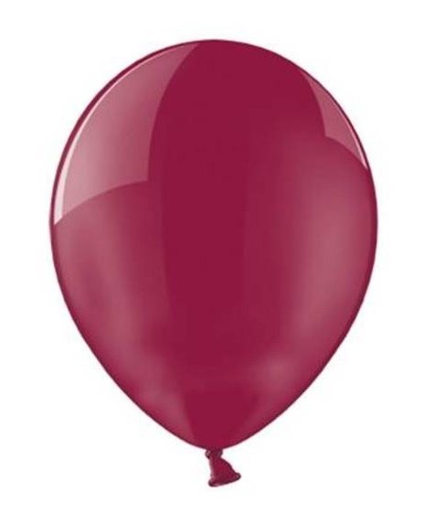 Balony Strong 12cm Crystal Maroon 10szt